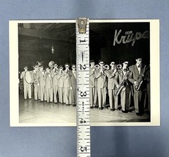 Gene Krupa Band 1949 Art Photo Print Card Fotofolio 4.25”x6” Jazz