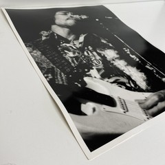 Jimi Hendrix Live Concert Photo 1967 11 x 14” Grant Jacobs Black White Stamped