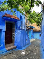 Beautiful Framed, Matted and Signed Photograph of Chefchaouen Morocco 6 Options