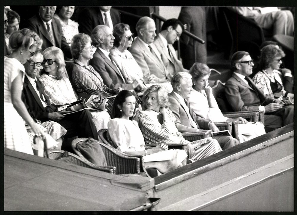 Photograph Princess Diana Spencer in the Royal Box at Wimbledon 1984, Large Fo