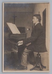 Man Playing On Grand Piano Music 1920 – Vintage Photo