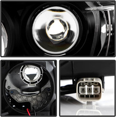 – for 2017 2018 2019 Toyota Highlander LE|XLE Factory Style Black Projector Head