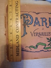 Paris Versailles France Pictures Black White Antique Photo Book