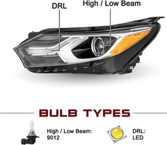 Halogen Type Headlights Assembly Fits 2018 2019 2020 2021 Chevy Equinox OE Style