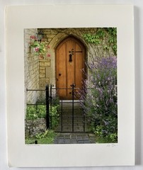 Dennis Barloga Photography Print, «Lavender Cottage” England signed 14 x 11”