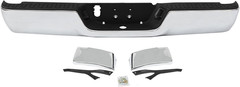 Chrome Rear Step Bumper Fit for 2009-2018 Dodge Ram 1500 for 2010-2012 Ram 2500