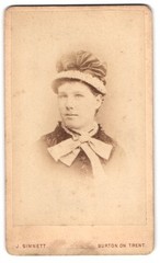 Photograph J. Simnett, Burton on Trent, 154, Station Street, Portrait Young Dam