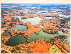 Eagle River Chain, Vilas Co, Eagle River, Wisconsin Aerial Photo. Frame Optional