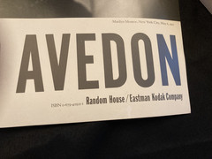 An Autobiography – Richard Avedon – 2 Sided Poster Promoting !993 Book Release,