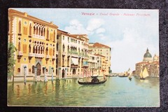 Postcard Postcards Lithograph Italy Venezia Grand Canal Palazzo (G)