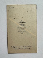 orig. CDV photo photograph old picture woman lady fashion around 1860 G. Wünsch Vienna