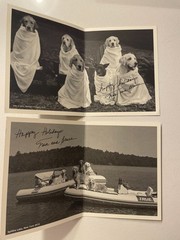 bruce weber rare folded christmas notecards set of 2