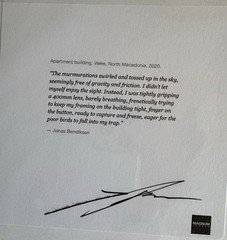 SIGNED JONAS BENDIKSEN «Apartment Building, Veles 2020…» 6 x 6″ MAGNUM PRINT