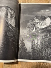 Yosemite Valley by photographer Ansel Adams, Edited By Nancy Newhall.