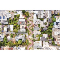 Lombard Street San Francisco, Crooked Street, California Fine Art Photography