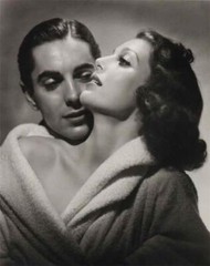 George Hurrell Loretta Young & Tyrone Power Matted Photolithograph Movie Stars