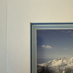 Rick Morley “First Snow” Mt. Rainier Signed Photography Matted Print 8×10