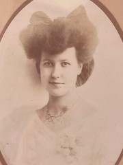 Rare Large Portrait Young Girl Late 19th Century G. L. Arlaud Geneva Switzerland