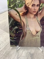 Contemporary Pinup Girl 4×6 Photo – Fine Art Nude Color Print – Brunette Model