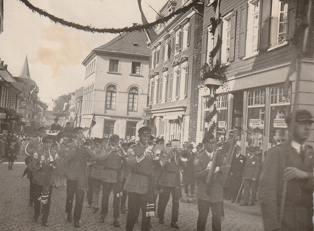 Vintage Photo Gau Conference of the VDA in Schwelm 1929 Musicians Local View