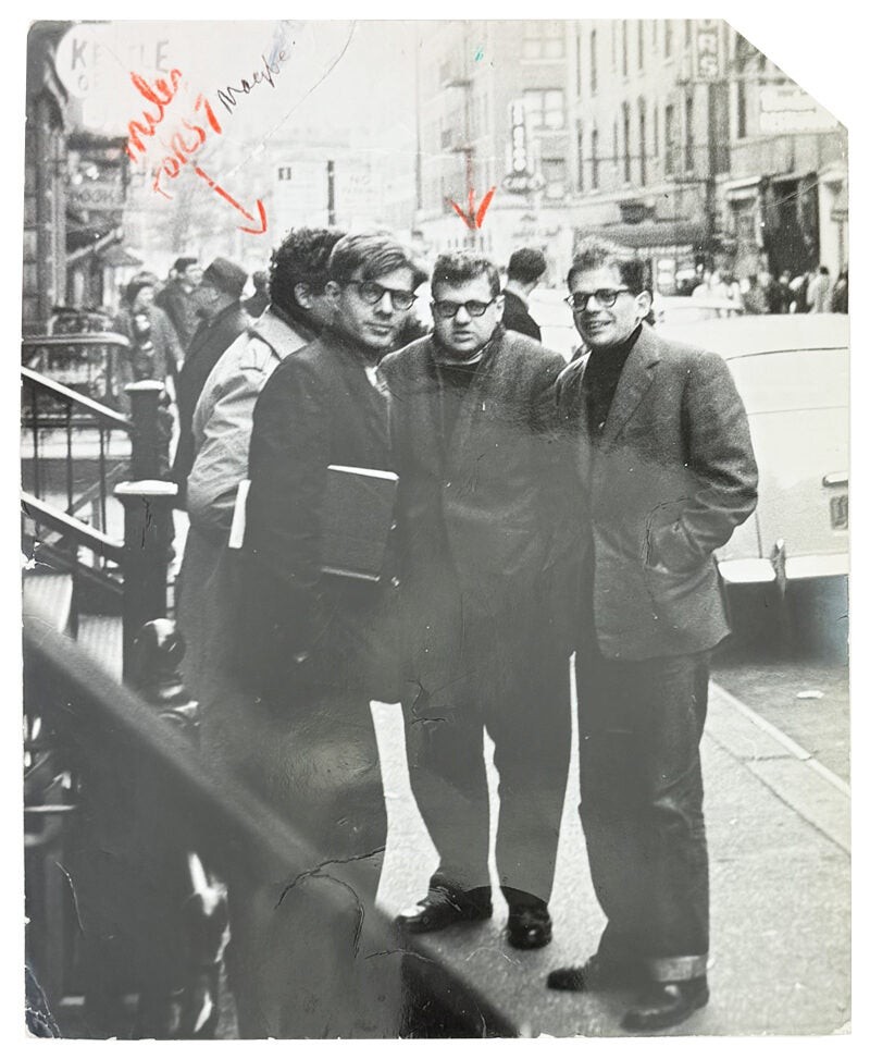 Fred W McDarrah / Original Photograph of Peter Orlovsky and Allen Ginsberg 1959