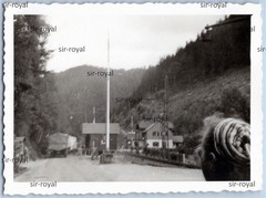 Falkenstein 1950-border crossing West Germany GDR-Bavaria 1950s-photo 9x6cm