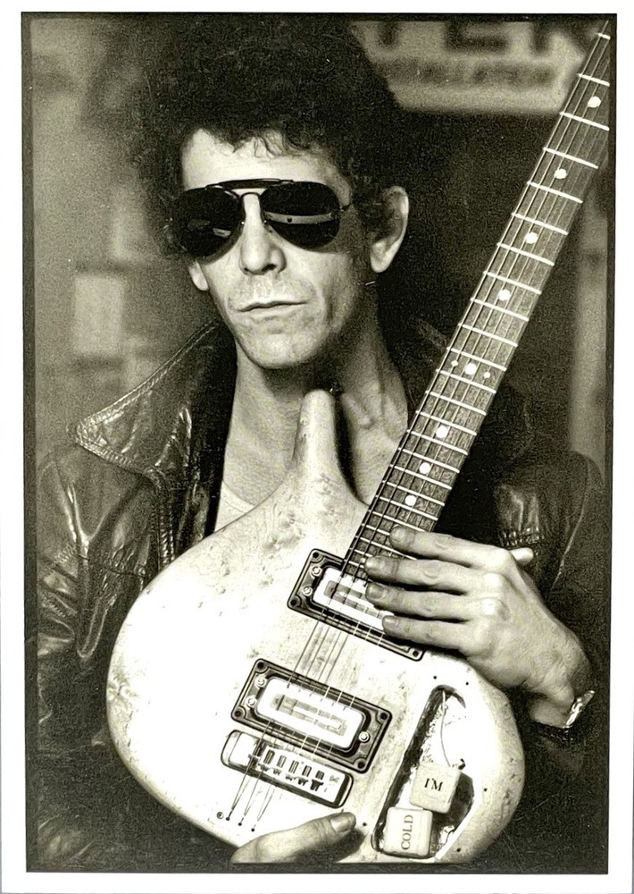 Lou Reed, I’m Cold, 1979 Art Photo Print Card Fotofolio 4”x6”