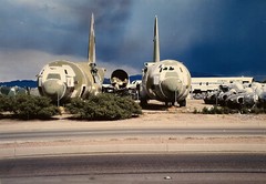 VINTAGE AIRCRAFT AIRPLANE SALVAGE SCRAPYARD SURREAL COLOR LANDSCAPE PHOTOGRAPH