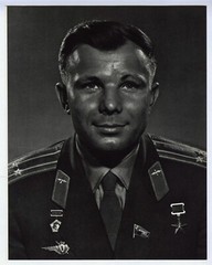 1963 Portrait Soviet Cosmonaut Yuri Gagarin Yousuf Karsh VTG Photogravure 1977