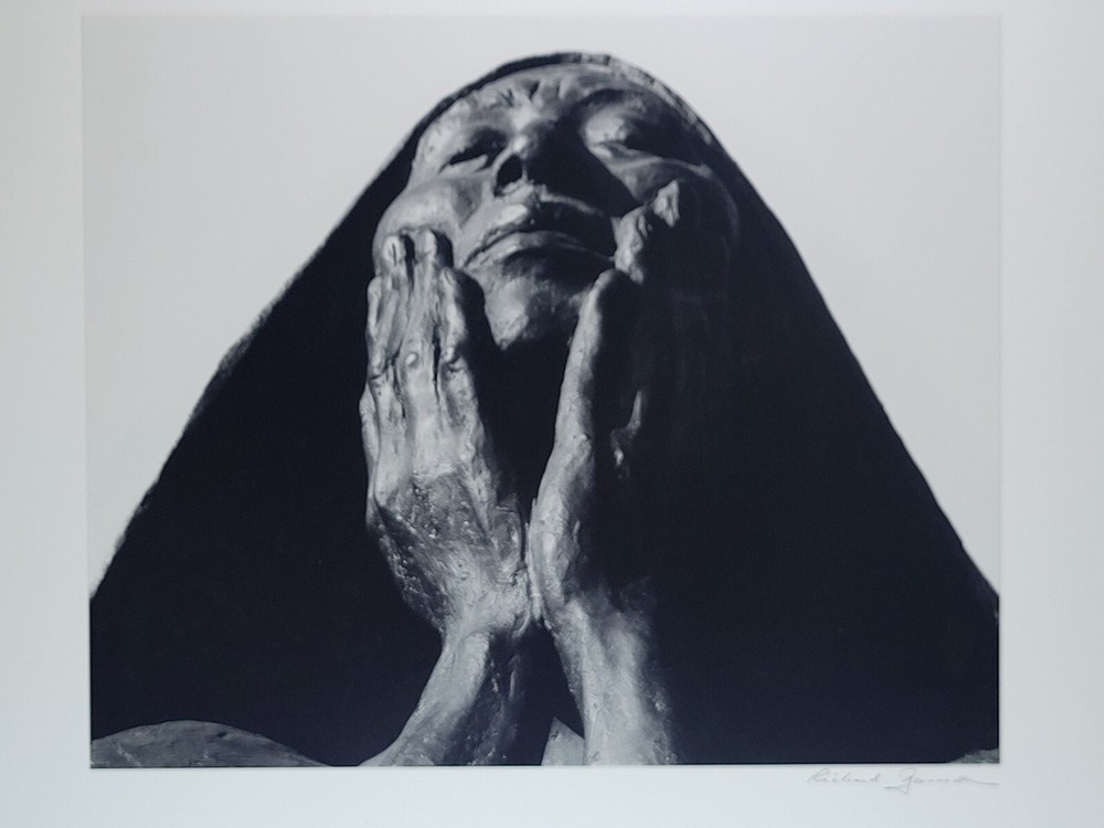 Richard Garrod, silver gelatin, black and white photograph, Mexican Sculpture
