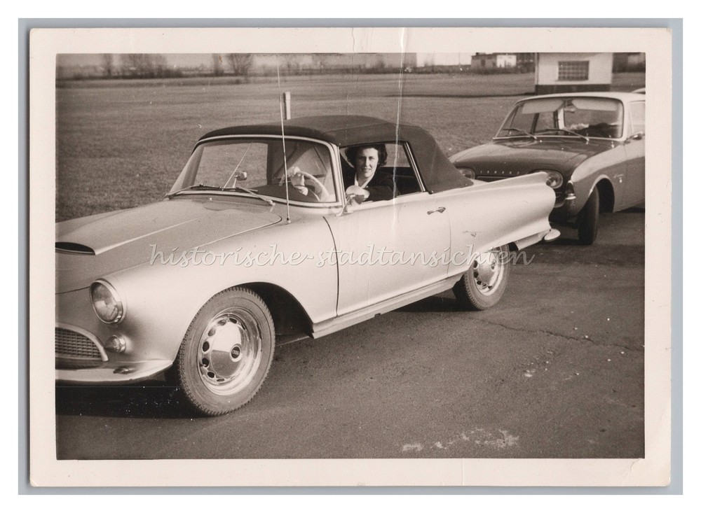 Auto Union 1000 SP Audi Roadster Convertible – Vintage Photo 1950s