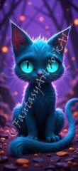 Nice Cat – Digital Image Picture Phone Background AI Art, 12 images – #08