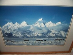 Dan & Cindy Hartman-Ltd. Ed. Photo 26/100, «Teton Mnt. Range» Wintertime, Signed