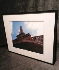 Eiffel Tower Signed/Framed/Matted Photography 11.5 X 14.5″ Paris France