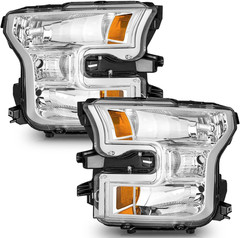Headlights Assemblies for 2015 2016 2017 Ford F150 (NOT for Factory LED or HID H