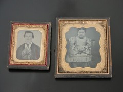 Orig. 1890s KNOUFF Family Victorian Shoemaker Photograph 5 Daguerreotypes OH PA