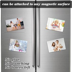 Wenqik 150 Pcs Acrylic Magnetic Picture Frame 4 x 6 Inches Magnetic Photo Fra…