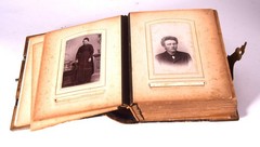old 22 pieces Photos in Photo Album Photo CAB Photographs Album Antique