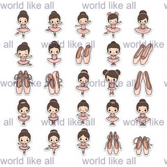 369x Cute Kids Stickers Bundle for kids | School & Copybook Digital Art 4K
