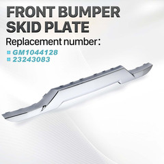 Front Bumper Skid Plate Chrome Fits Chevy Silverado 1500 2016-2019 | Replace 232