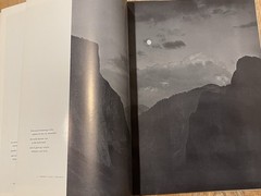 Yosemite Valley by photographer Ansel Adams, Edited By Nancy Newhall.
