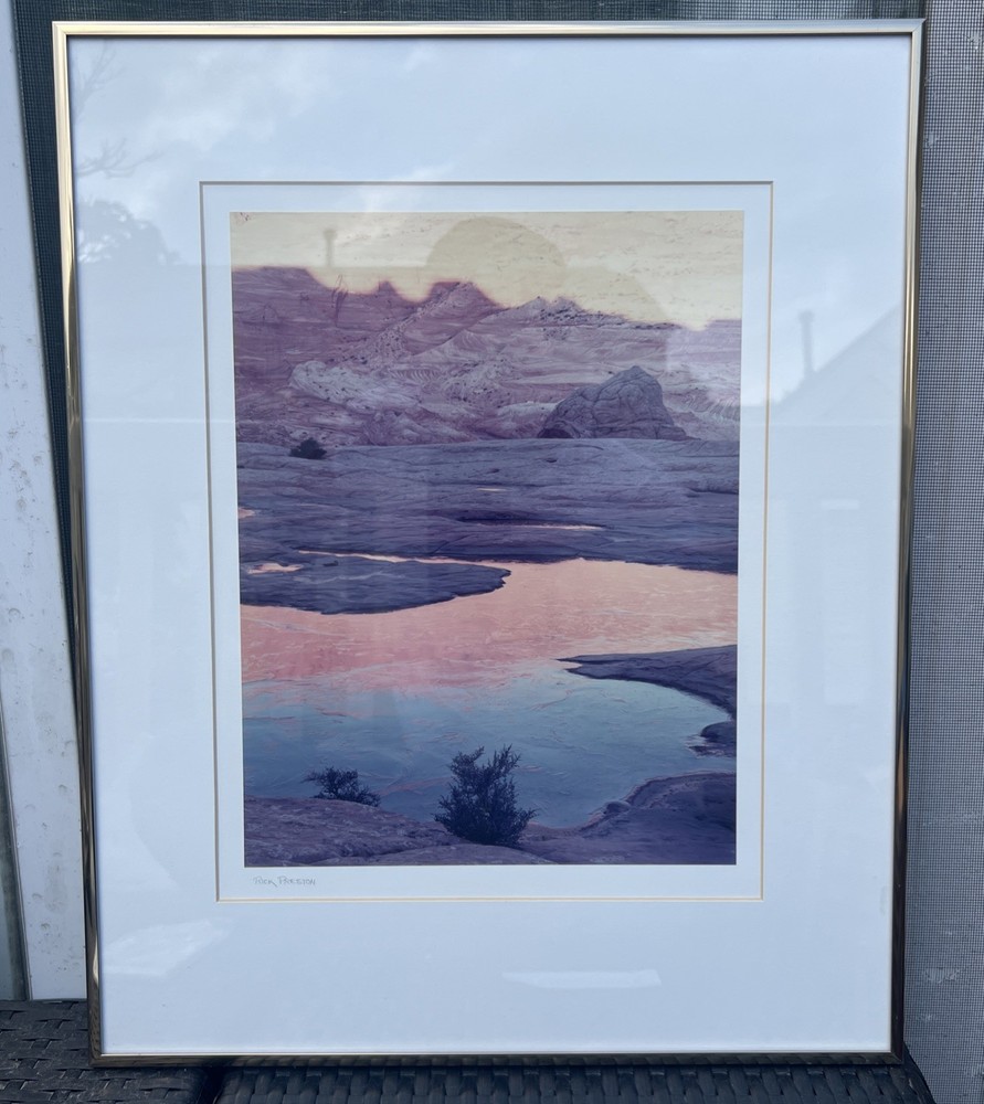 Rick Preston Original Signed Photograph Navaho water pocket