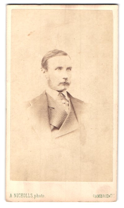 Photograph A. Nicholls, Cambridge, St. Andrew’s Street, Portrait of a Gentleman