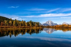 Western Photography Print – Picture of Mount Moran in Grand Teton NP Wyoming