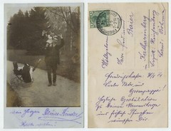 85048 – Father with Child on Shoulder – Photo as Postcard, 31.5.1914