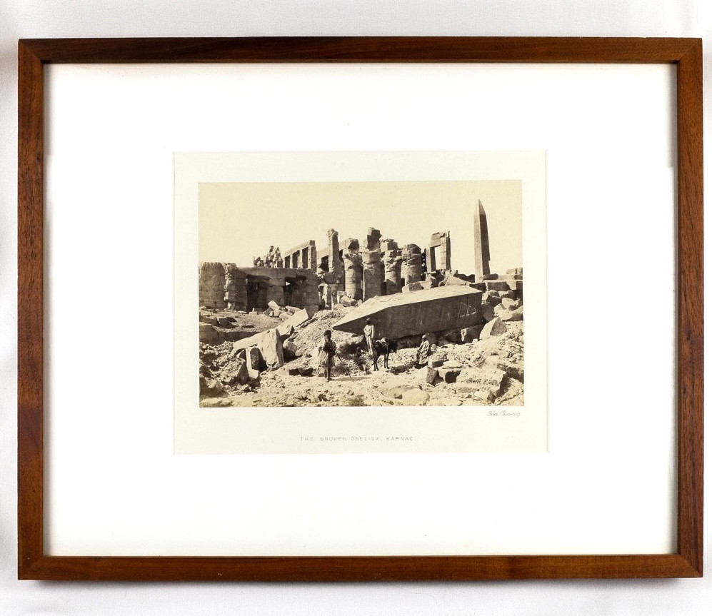 The Broken Obelisk, Karnac, 1857 by Francis Frith, Albumen 8×10 Print