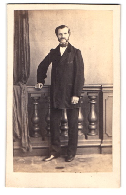 Photograph Portrait Man in Dark Suit with Franz Joseph Bart