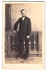 Photograph Portrait Man in Dark Suit with Franz Joseph Bart