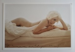Bert Stern – Marilyn Monroe – Marilyn nude on the bed – limited & signed
