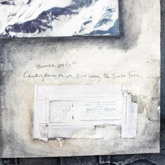 «Counting Dams as we Drive Along the Snake River» Map Art David Taylor Brownlee